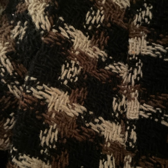 Old Navy VTG houndsth check peacoat blazer ItalianThread Y2K academia preppy S - Picture 3 of 11